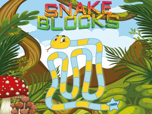 Snake Blocks - browser game screenshot