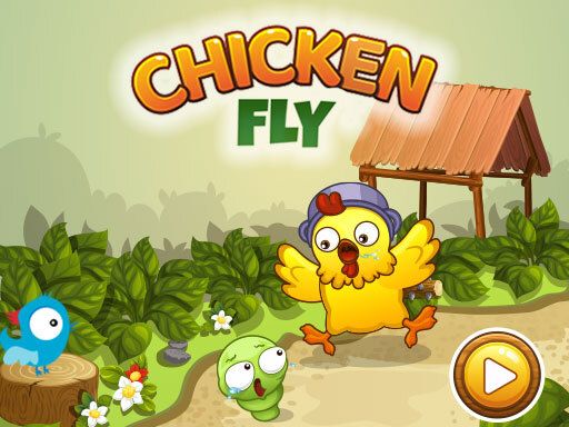 Chicken Fly - browser game screenshot