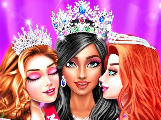 PRINCESS COLLEGE BEAUTY CONTEST - browser game screenshot