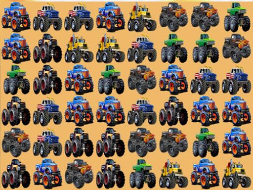 Monsters Trucks Match 3 Monsters Trucks Match 3 - browser game screenshot