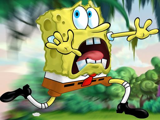 spongebob Jump adventure - browser game screenshot
