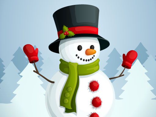 Jumping Snowman Online Game - browser game screenshot