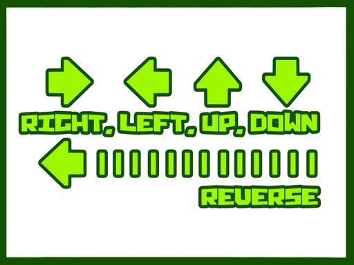 Right, left, up, down, reverse - browser game screenshot