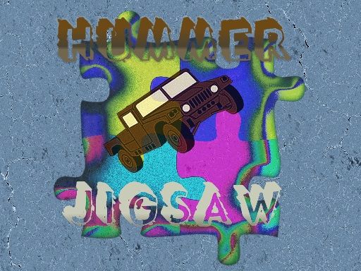 Hummer Truck Jigsaw - browser game screenshot