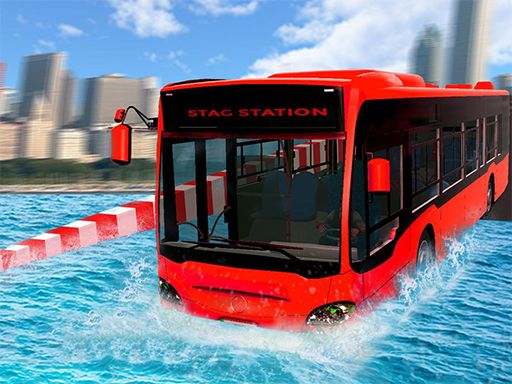 Extreme Water Floating Bus - browser game screenshot