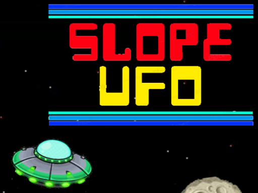 Slope UFO - browser game screenshot