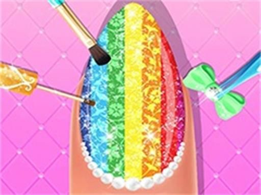 Fashion Nail Salon Show - browser game screenshot