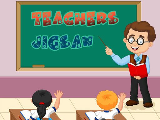 Teachers Jigsaw Game - browser game screenshot