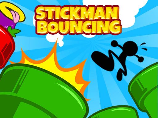 Stickman Bouncing - browser game screenshot