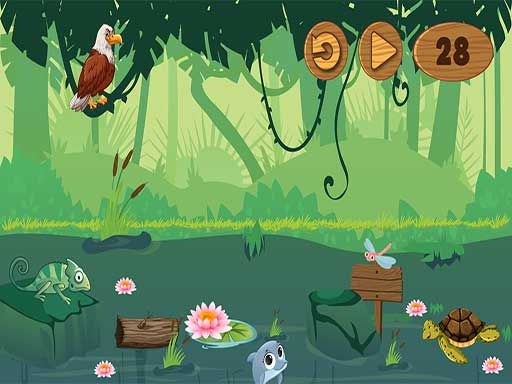 Jump Chameleon Action Game - browser game screenshot