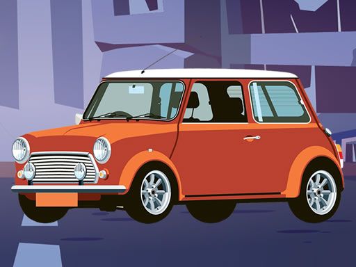British Cars Jigsaw - browser game screenshot