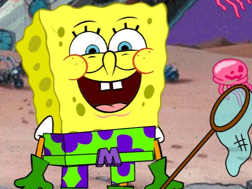 SpongeBob Dress Up - browser game screenshot