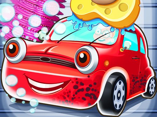 Kids Car Wash - browser game screenshot
