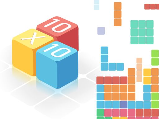 10x10 : fill the grid ! - browser game screenshot
