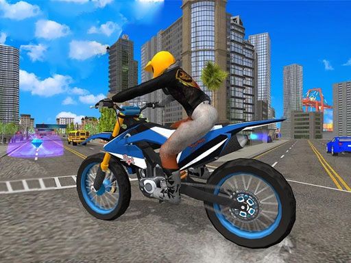 City Bike Stunt Racing - browser game screenshot
