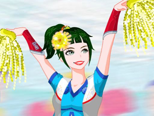 Cheerleader Dress Up - browser game screenshot