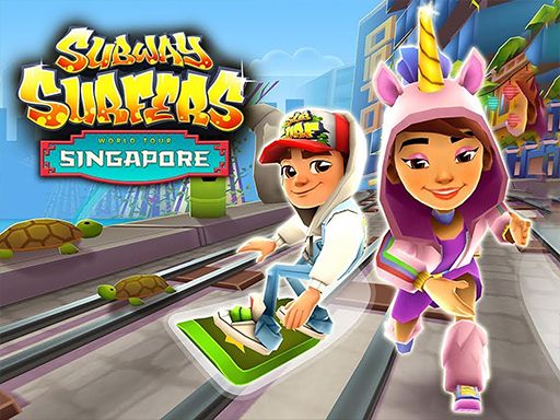 subway surfers singapore 2022 - browser game screenshot