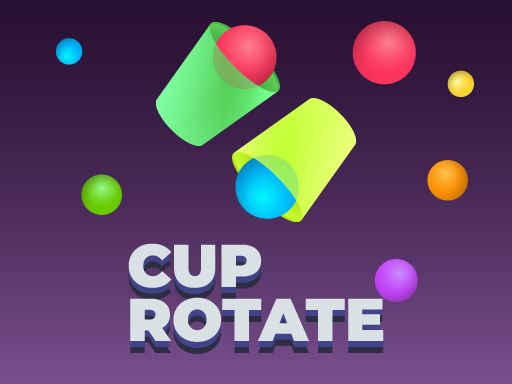 Cup Rotate: Falling Balls - browser game screenshot