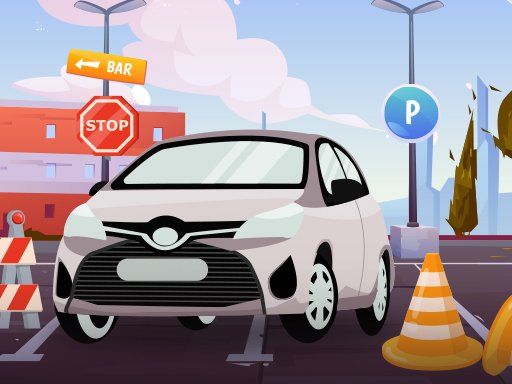 Hard Car Parking 5 - browser game screenshot