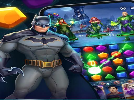Batman Match 3 - Puzzle Challenge - browser game screenshot