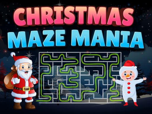 Christmas Maze Mania - browser game screenshot
