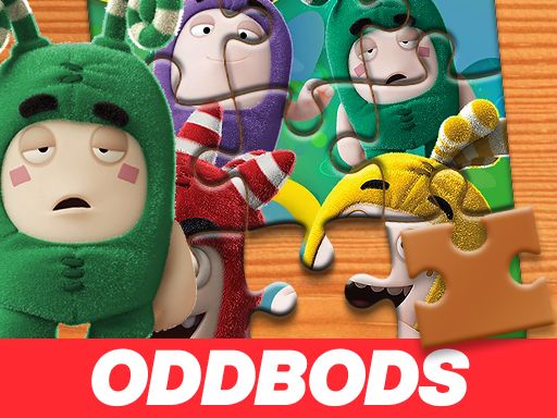Oddbods Jigsaw Puzzle - browser game screenshot