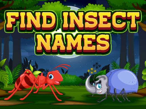 Find Insect Names - browser game screenshot