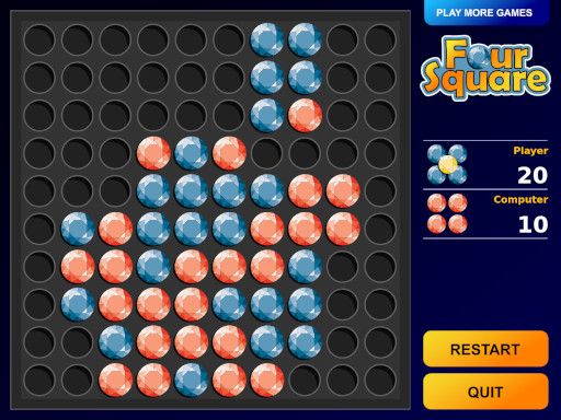 Four Square II - browser game screenshot