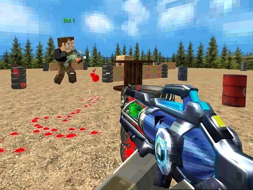 PaintBall Fun Shooting Multiplayer - browser game screenshot