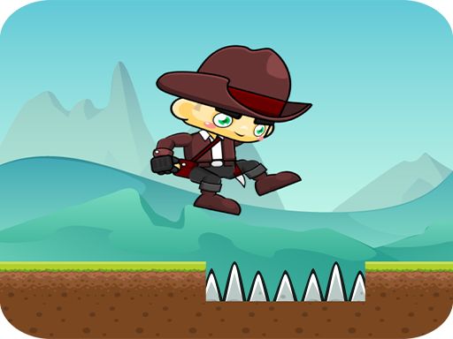 Cowboy Run - browser game screenshot