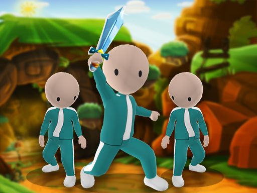 Squid Crowd Pusher - browser game screenshot