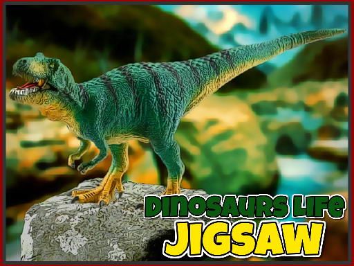 Dinosaurs Life Jigsaw Dinosaurs Life Jigsaw - browser game screenshot