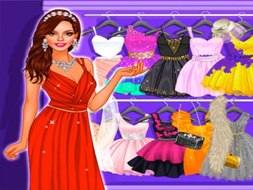 Girl Dress Up and Make Up Mall Shopping - browser game screenshot