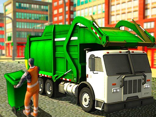 American Trash Truck  - browser game screenshot