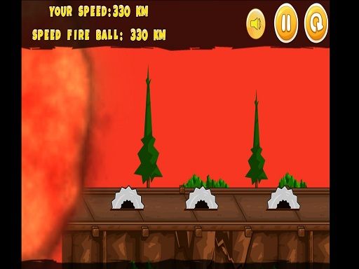 Lava Chase - browser game screenshot