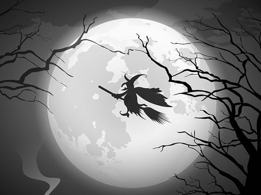 The Night Of The Witches Jigsaw - browser game screenshot