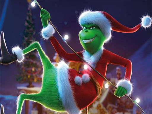 The Grinch Jigsaw Puzzle - browser game screenshot