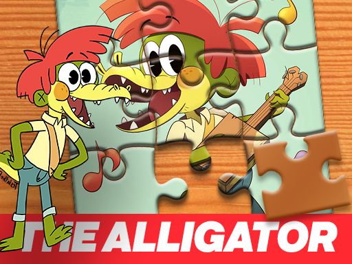 Arlo the Alligator Boy Jigsaw Puzzle - browser game screenshot