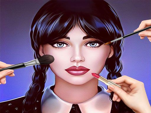 Valentines Day Makeup Day - browser game screenshot