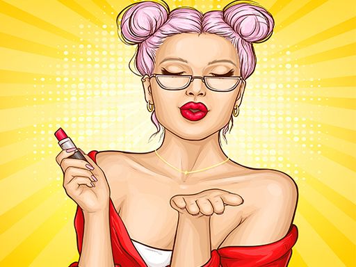 Kiss Match - browser game screenshot
