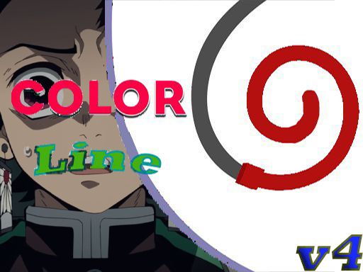 coloring lines v4 - browser game screenshot