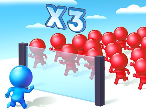 Control the mob - browser game screenshot