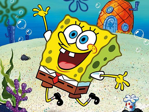 SpongeBob Jumping Adventure - browser game screenshot
