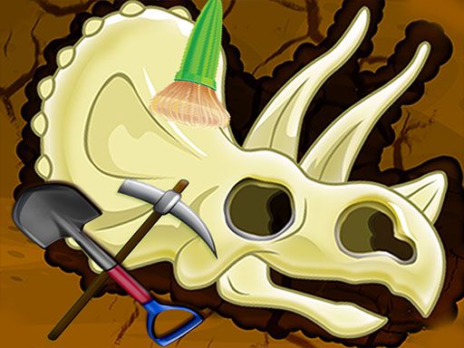 Digging Games - Find Dinosaurs Bones - browser game screenshot