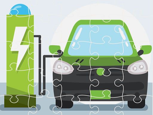 Electric Cars Jigsaw - browser game screenshot