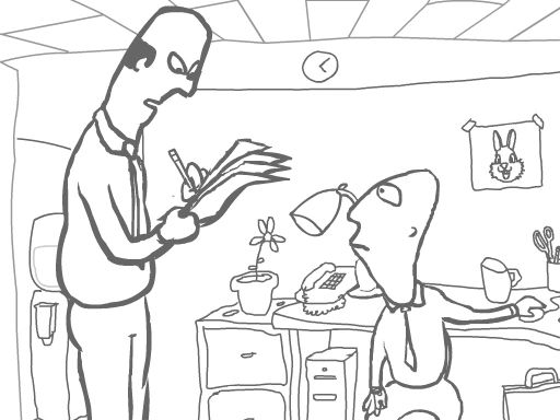 Whack Your Boss - browser game screenshot