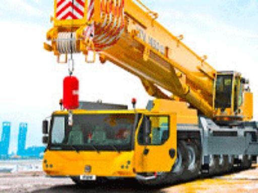 Heavy Crane Driving Simulator - browser game screenshot