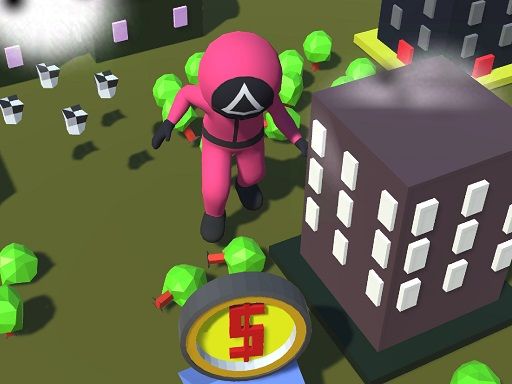 Squid Gamer City Destroyer - browser game screenshot