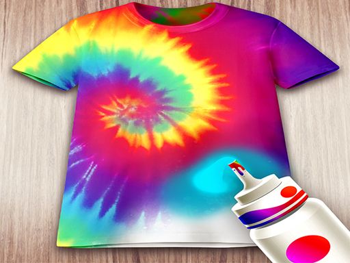 Tie Dying Cloths 3D Tie Dying Cloths 3D - browser game screenshot