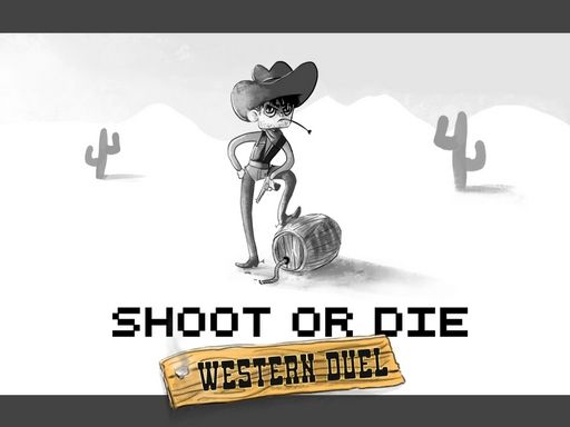 Shoot or Die Western duel - browser game screenshot